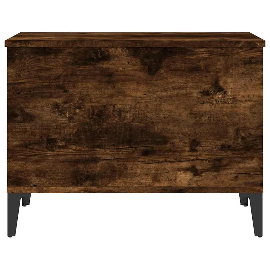 Table basse Chêne fumé 60x44,5x45 cm Bois d'ingénierie - 5