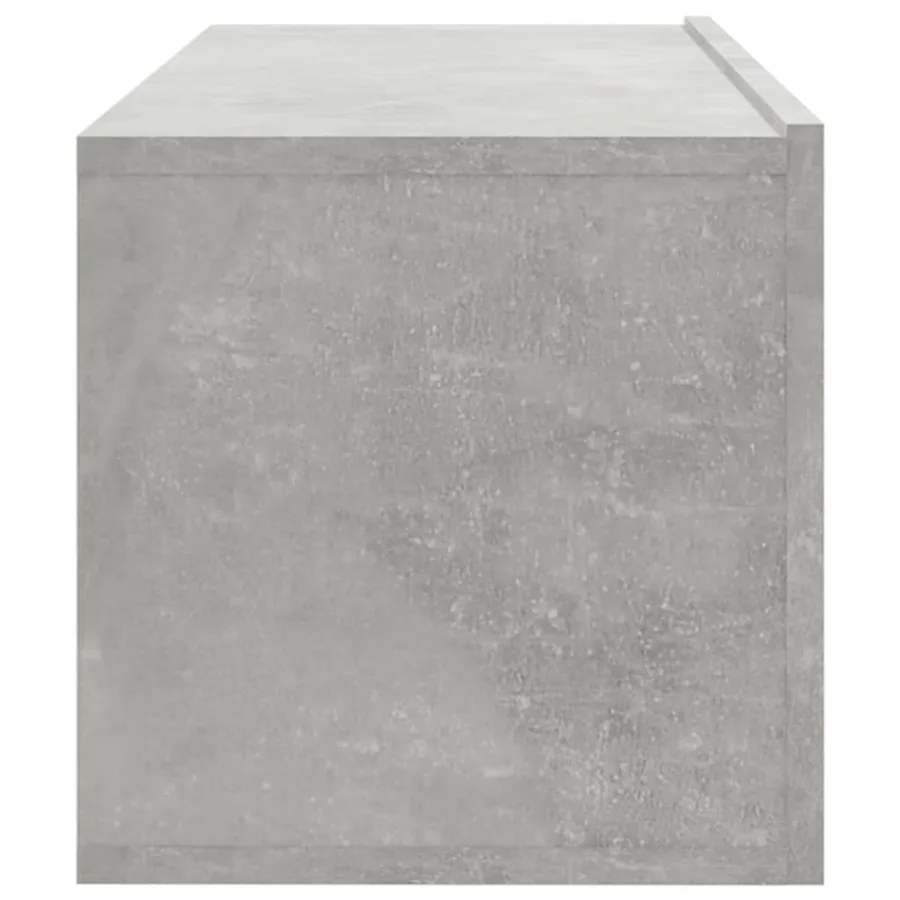 Meubles TV muraux 4 pcs Gris béton 100x30x30 cm - 6