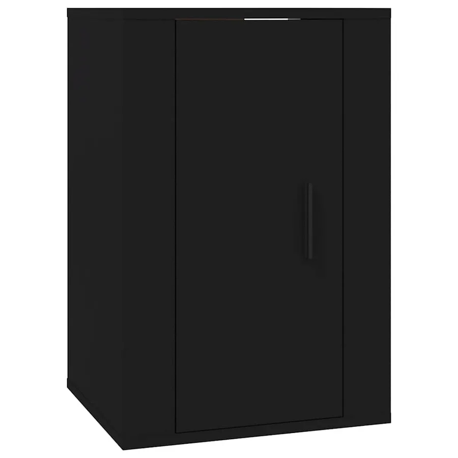 Meuble TV mural Noir 40x34,5x60 cm - 2
