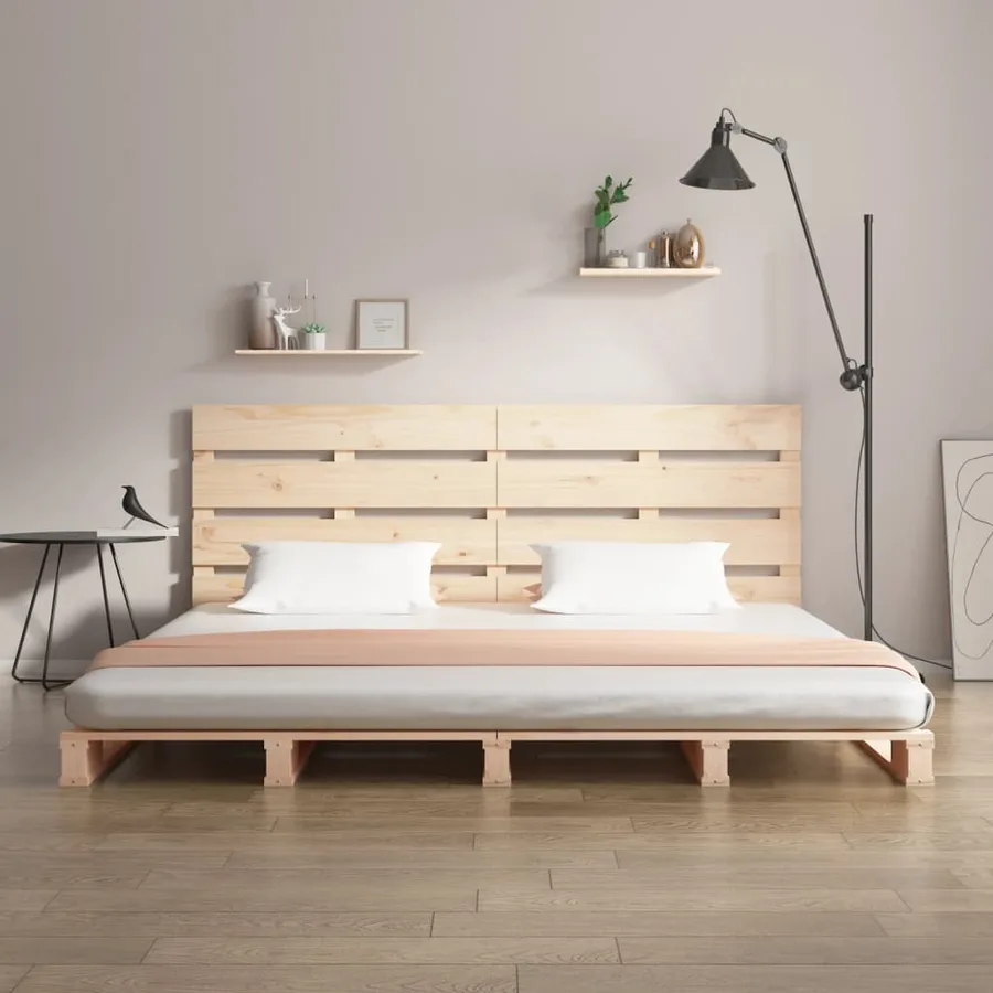 Cadre de lit sans matelas 160x200 cm bois massif de pin - 3