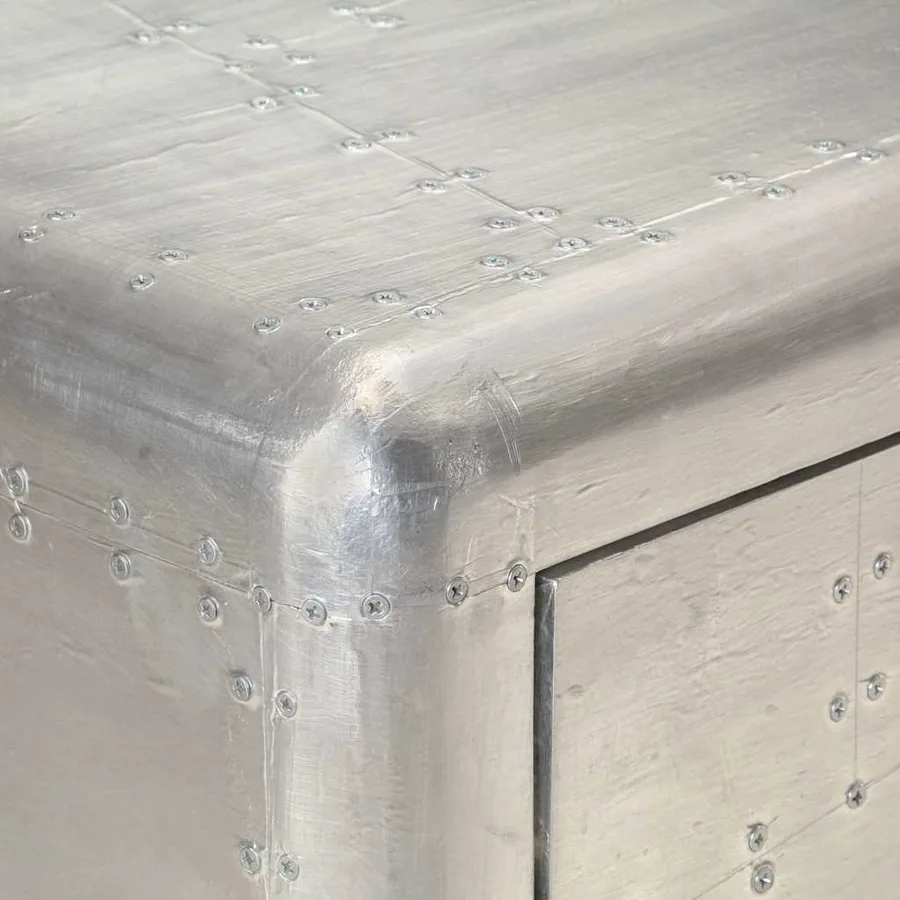 Buffet de style aviation 110x35x75 cm Métal - 4