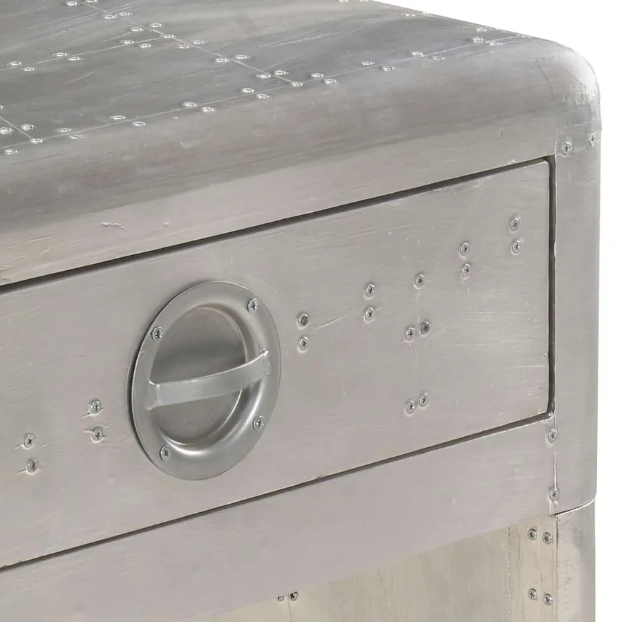 Buffet de style aviation 110x35x75 cm Métal - 6