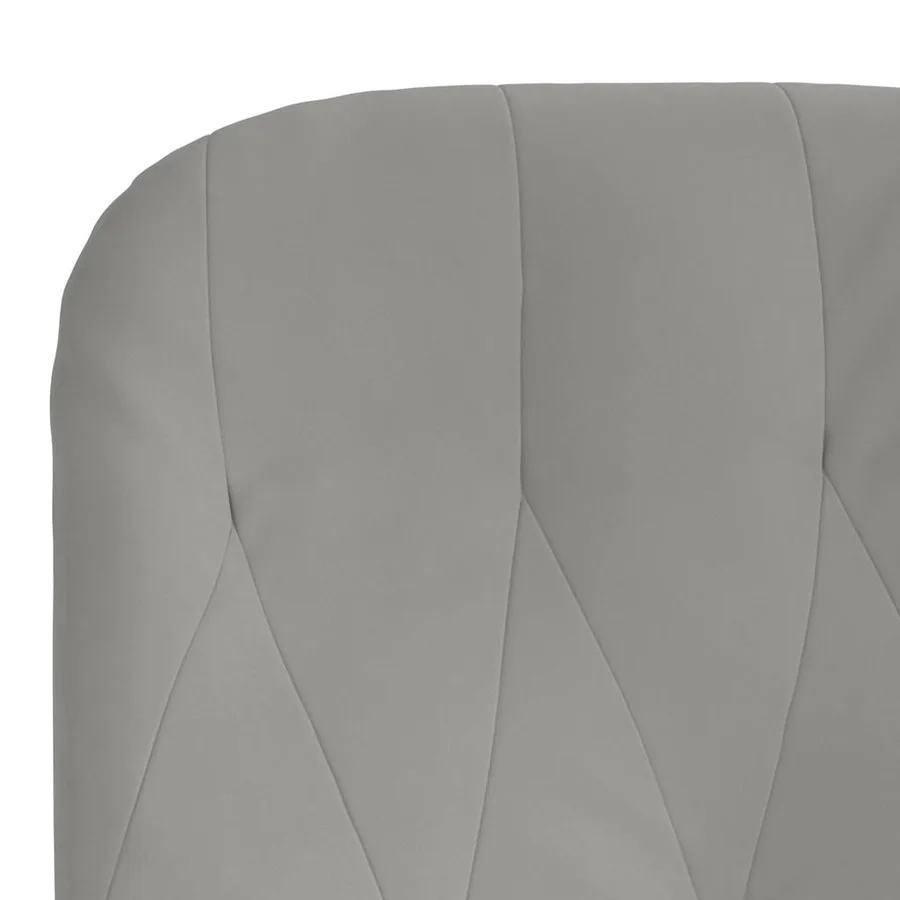 Chaise de relaxation Gris clair Velours - 6