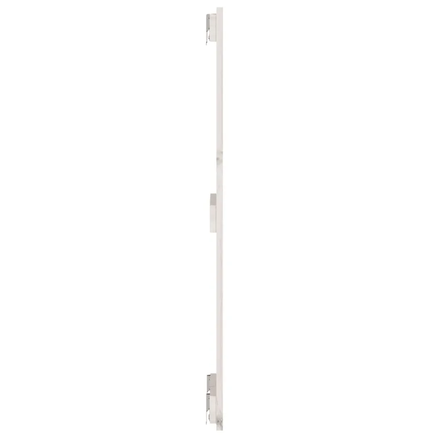 Tête de lit murale Blanc 82,5x3x90 cm Bois massif de pin - 5