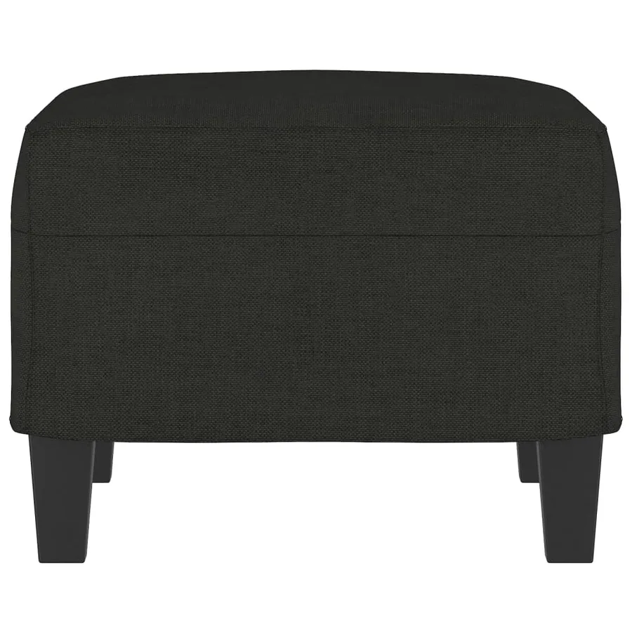 Repose-pied Noir 60x50x41 cm Tissu - 4