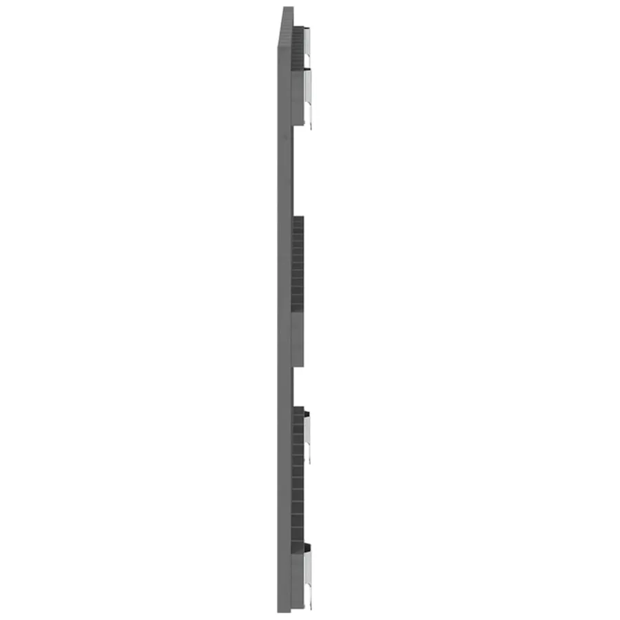 Tête de lit murale Gris 82,5x3x60 cm Bois massif de pin - 5