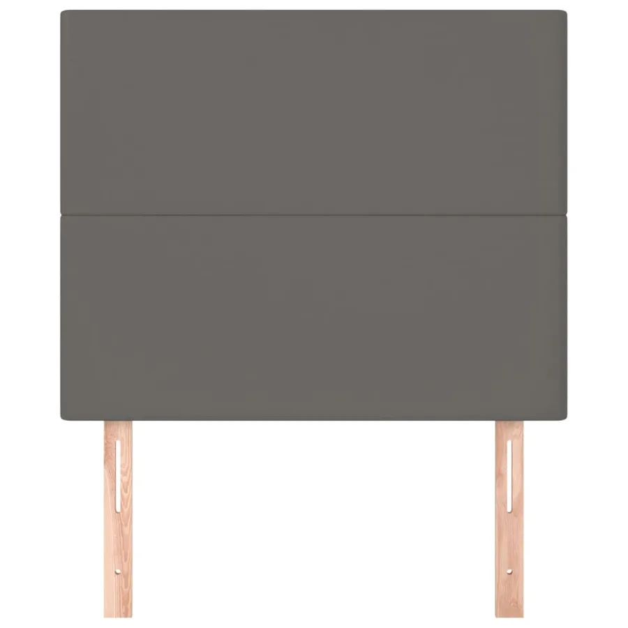 Tête de lit Gris 100x5x118/128 cm Similicuir - 3
