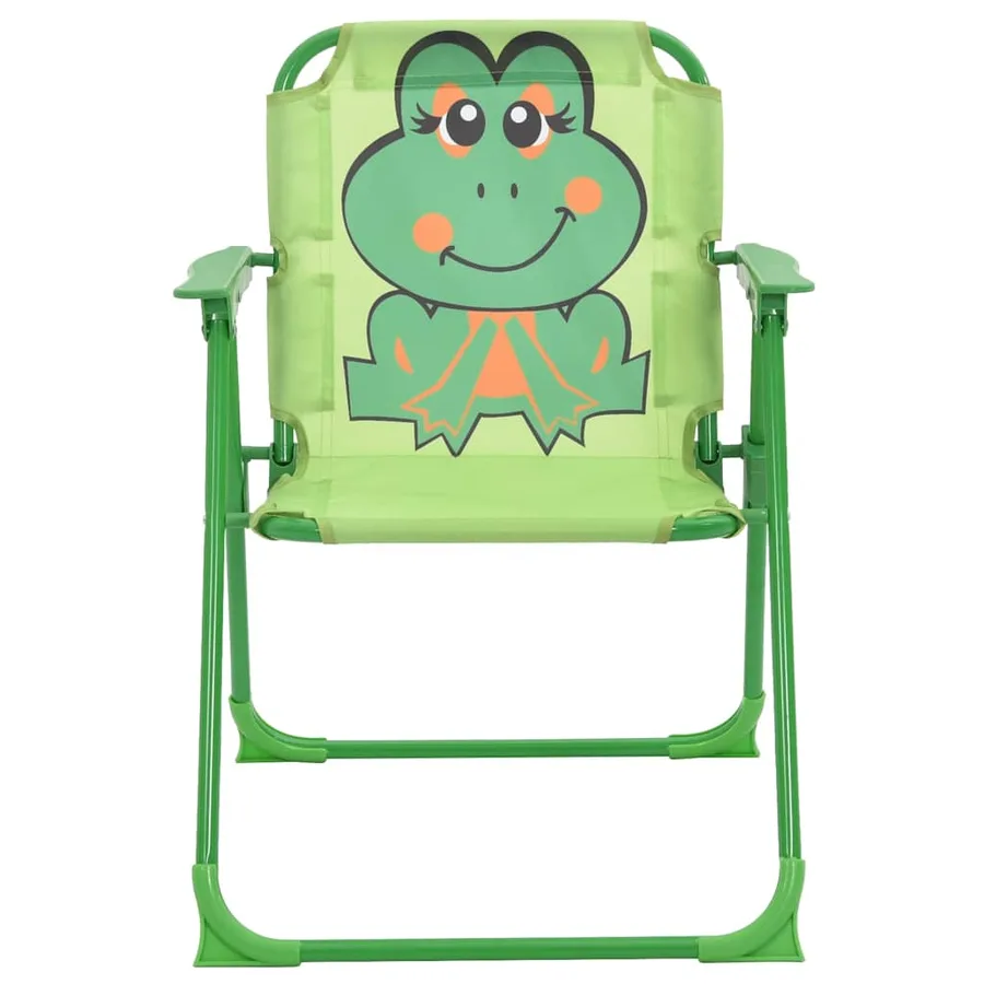 Ensemble de bistro avec parasol pour enfants 3 pcs Vert - 4