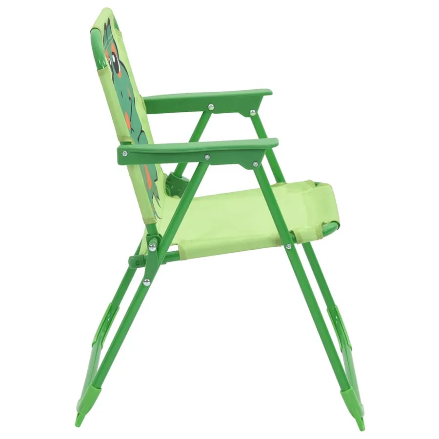 Ensemble de bistro avec parasol pour enfants 3 pcs Vert - 8