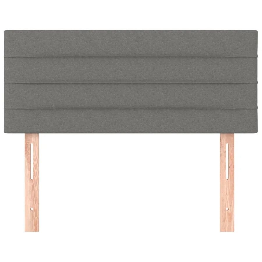 Tête de lit Gris foncé 90x5x78/88 cm Tissu - 3