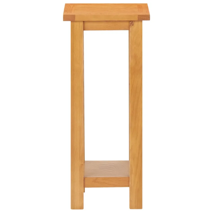 Table d'appoint 27x24x55 cm Bois de chêne massif - 3