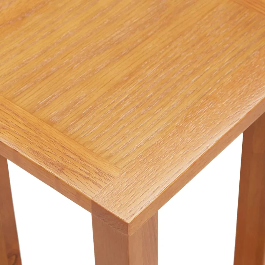 Table d'appoint 27x24x55 cm Bois de chêne massif - 4