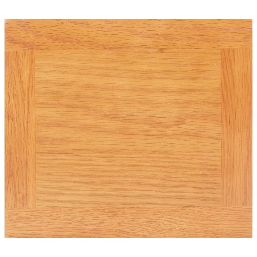 Table d'appoint 27x24x55 cm Bois de chêne massif - 5