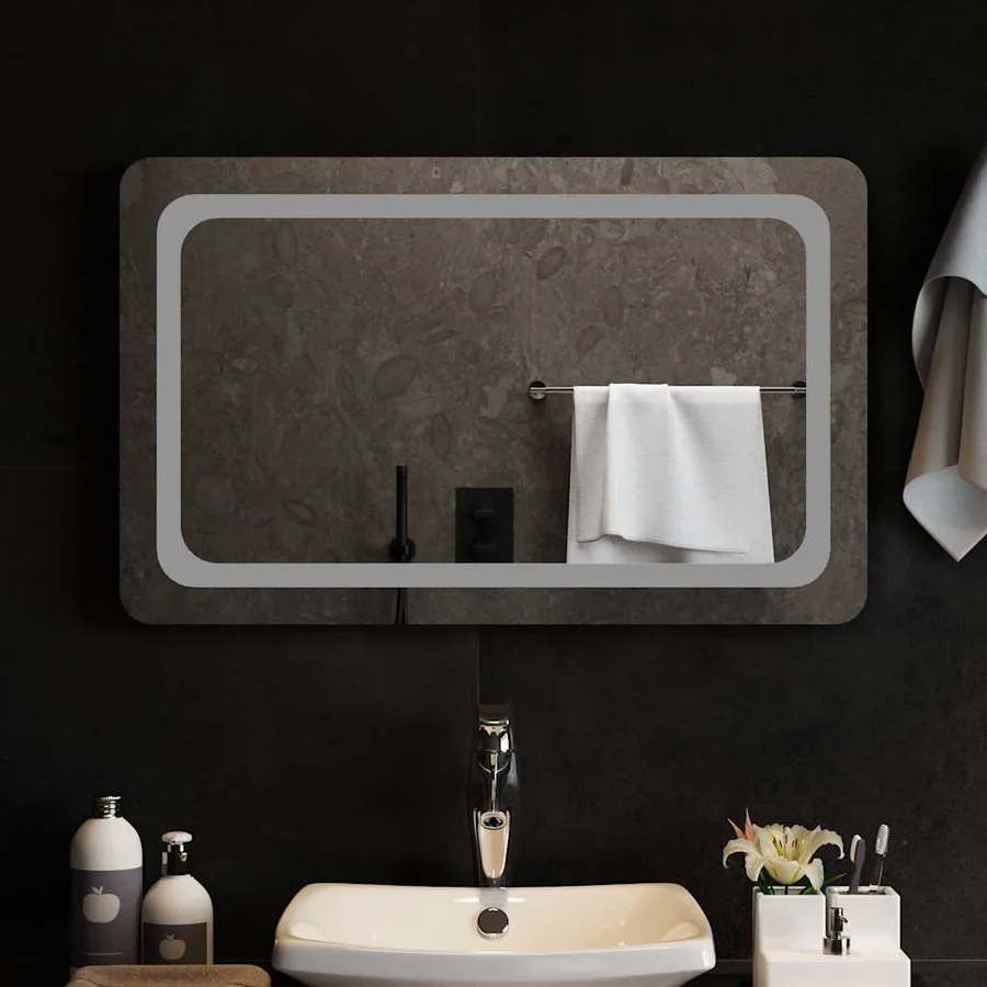 Miroir de salle de bain à LED 80x50 cm - 3