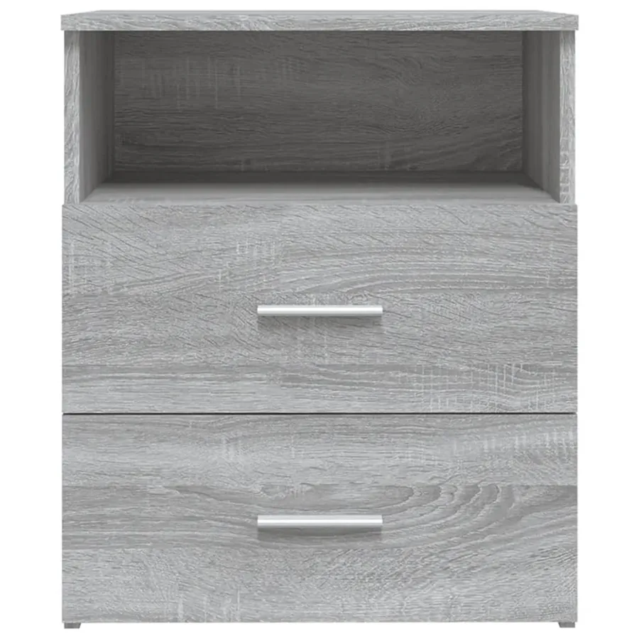 Tables de chevet 2 pcs Sonoma gris 50x32x60 cm - 6