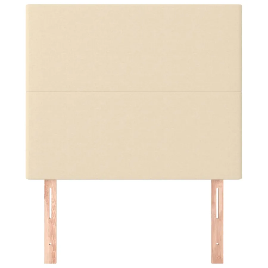 Tête de lit Crème 90x5x118/128 cm Tissu - 3
