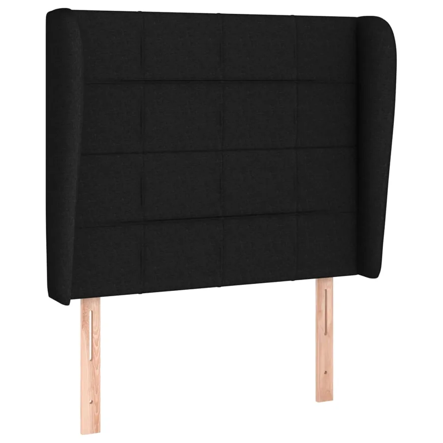 Sommier à lattes de lit et matelas Noir 80x200 cm Tissu - 6
