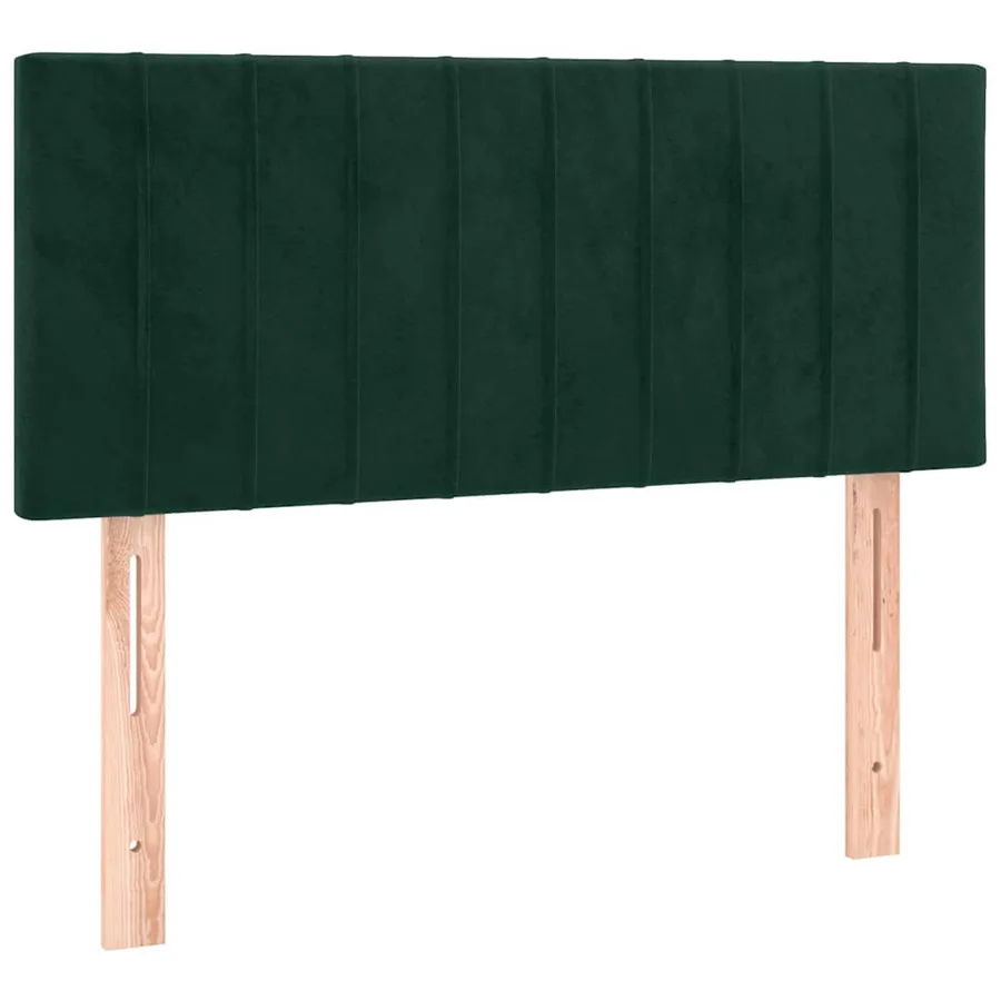 Sommier à lattes de lit avec matelas Vert foncé 90x200 cm - 6