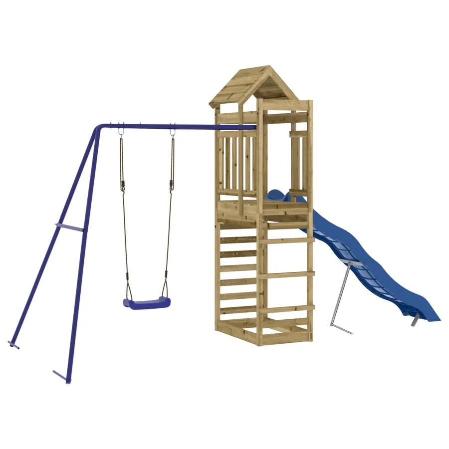 Aire de jeux d'extérieur bois de pin imprégné - 2