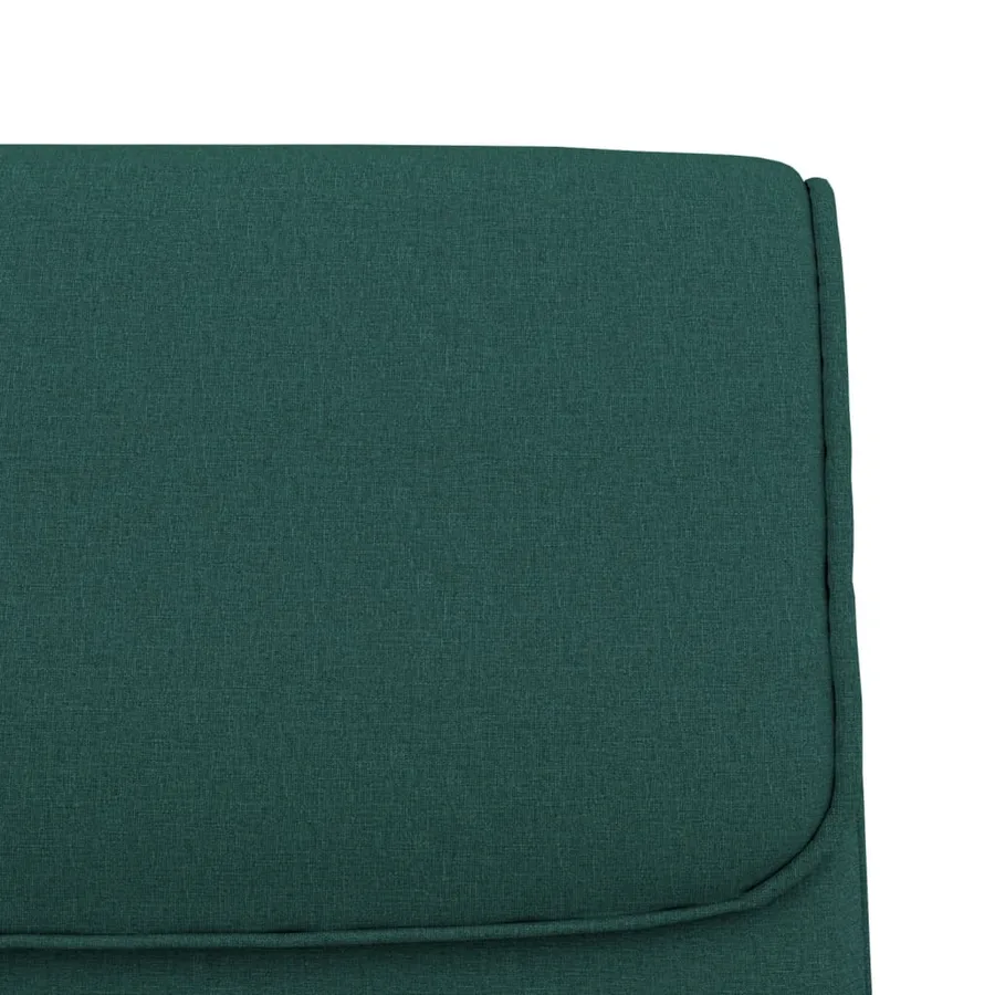 Banc Vert foncé 100x64x80 cm Tissu - 6