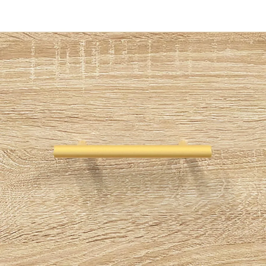 Buffet haut Chêne sonoma 69,5x34x180 cm Bois d'ingénierie - 10