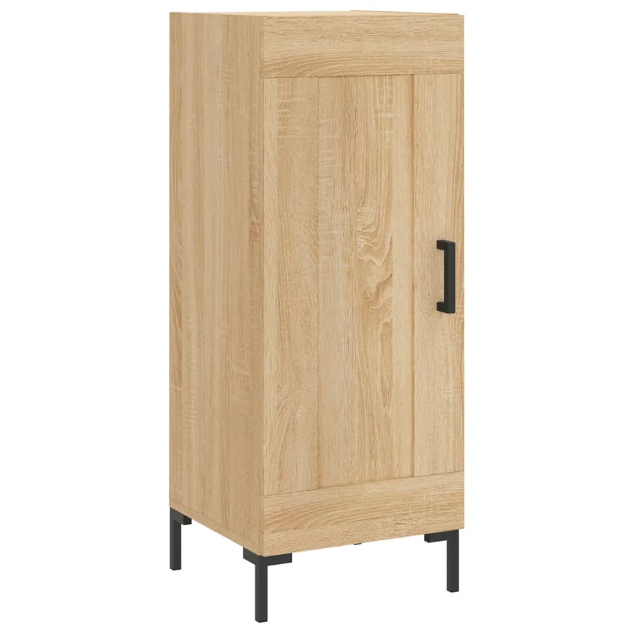 Buffet haut Chêne sonoma 34,5x34x180 cm Bois d'ingénierie - 5