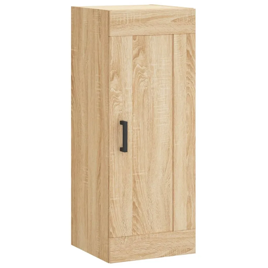 Buffet haut Chêne sonoma 34,5x34x180 cm Bois d'ingénierie - 7