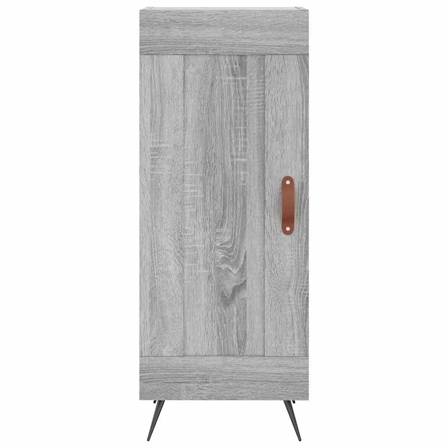 Buffet haut Sonoma gris 34,5x34x180 cm Bois d'ingénierie - 6