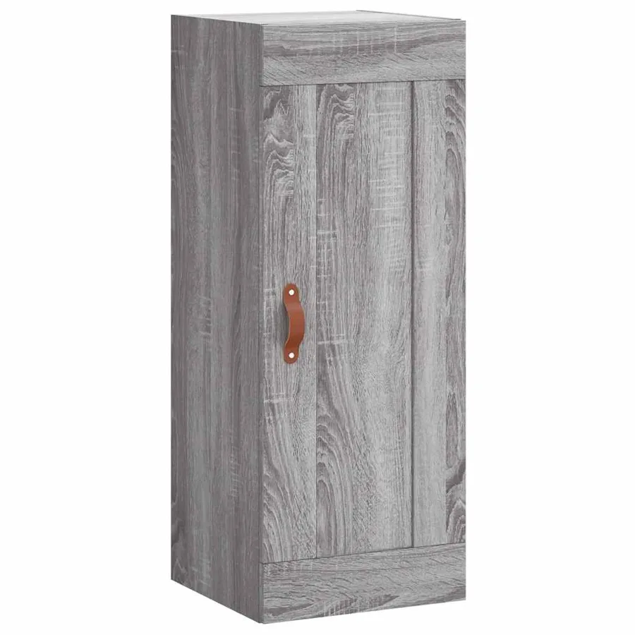 Buffet haut Sonoma gris 34,5x34x180 cm Bois d'ingénierie - 8
