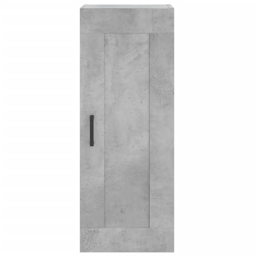 Buffet haut Gris béton 34,5x34x180 cm Bois d'ingénierie - 7