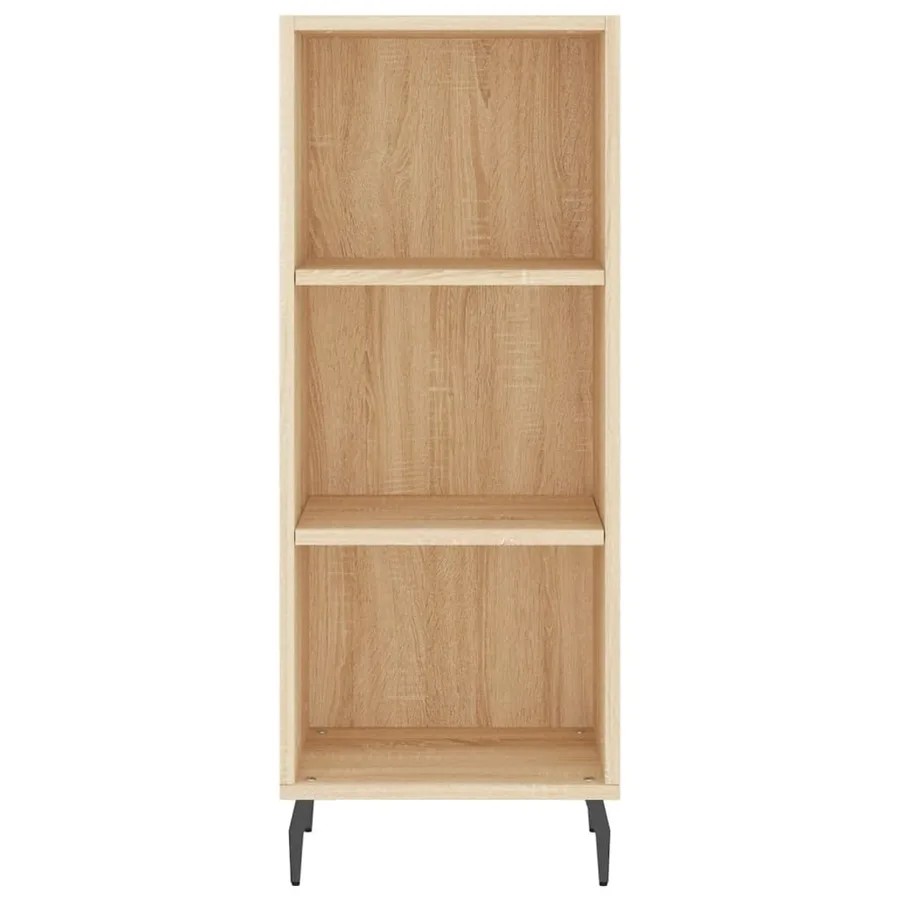 Buffet haut Chêne sonoma 34,5x34x180 cm Bois d'ingénierie - 5
