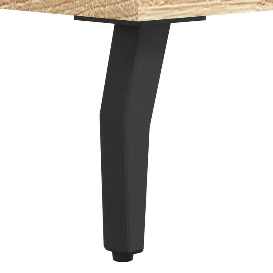 Buffet haut Chêne sonoma 34,5x34x180 cm Bois d'ingénierie - 8