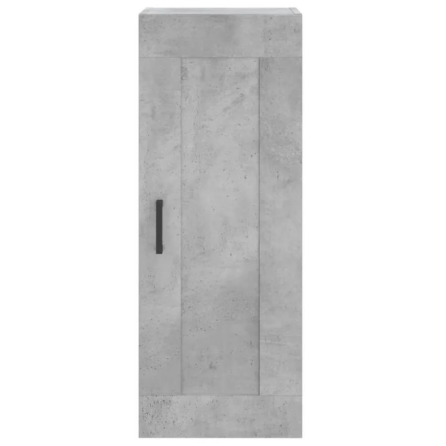 Buffet haut Gris béton 34,5x34x180 cm Bois d'ingénierie - 7