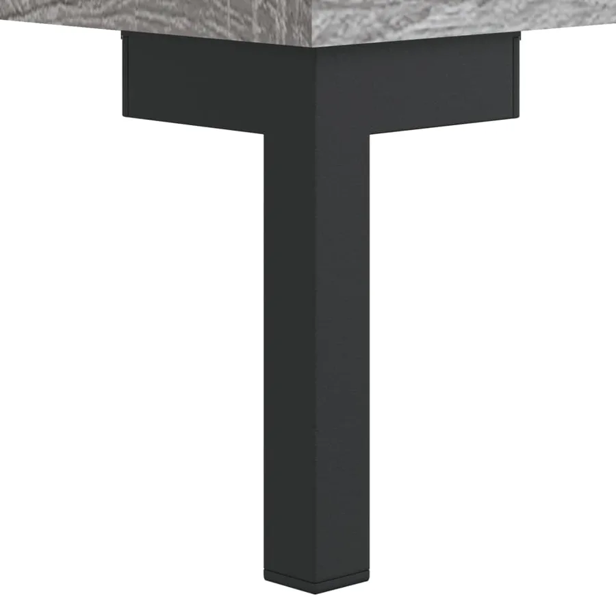 Buffet haut Sonoma gris 69,5x34x180 cm Bois d'ingénierie - 11