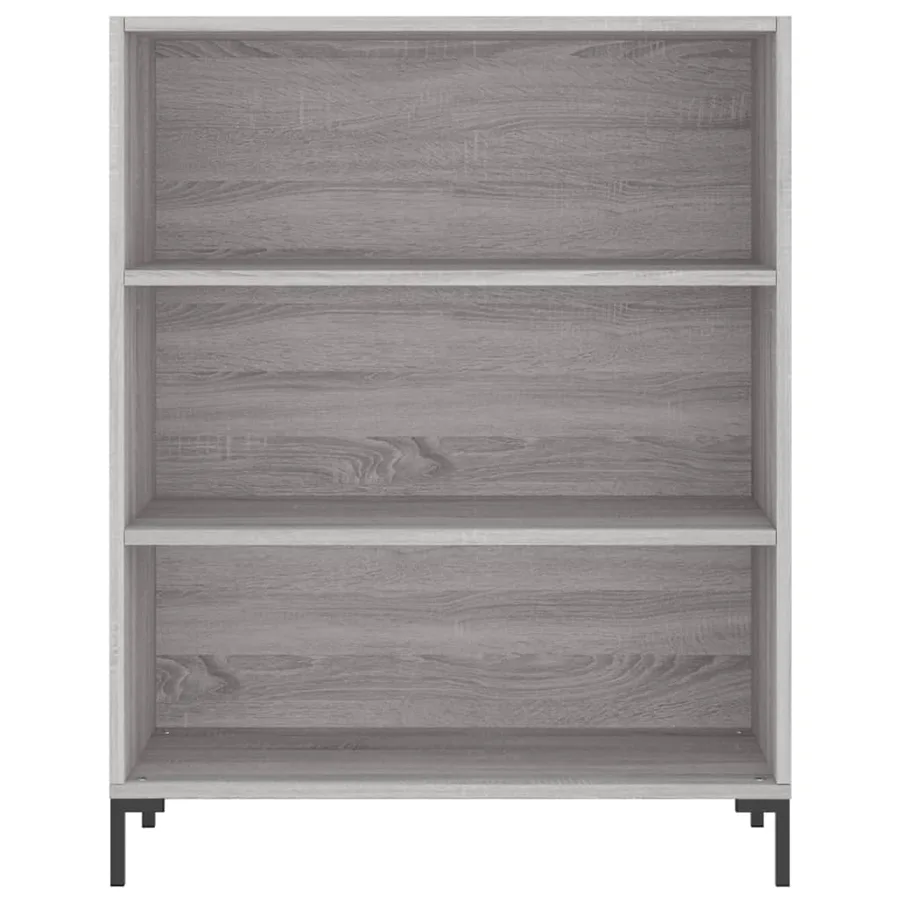 Buffet haut Sonoma gris 69,5x34x180 cm Bois d'ingénierie - 8