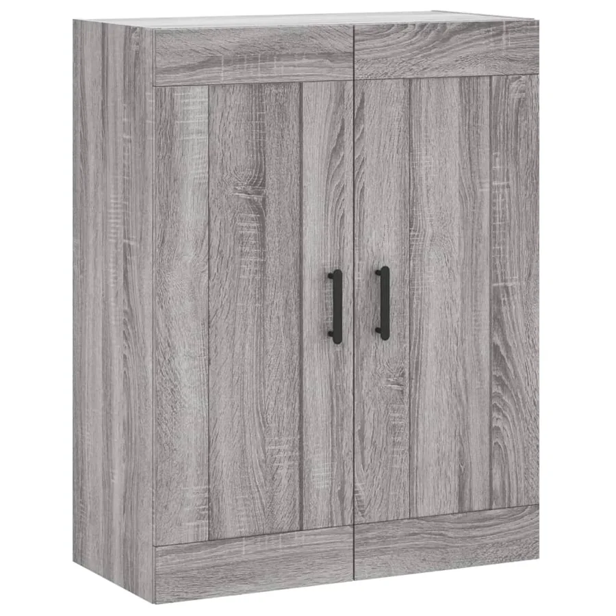 Buffet haut Sonoma gris 69,5x34x180 cm Bois d'ingénierie - 5