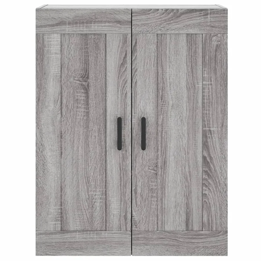 Buffet haut Sonoma gris 69,5x34x180 cm Bois d'ingénierie - 6