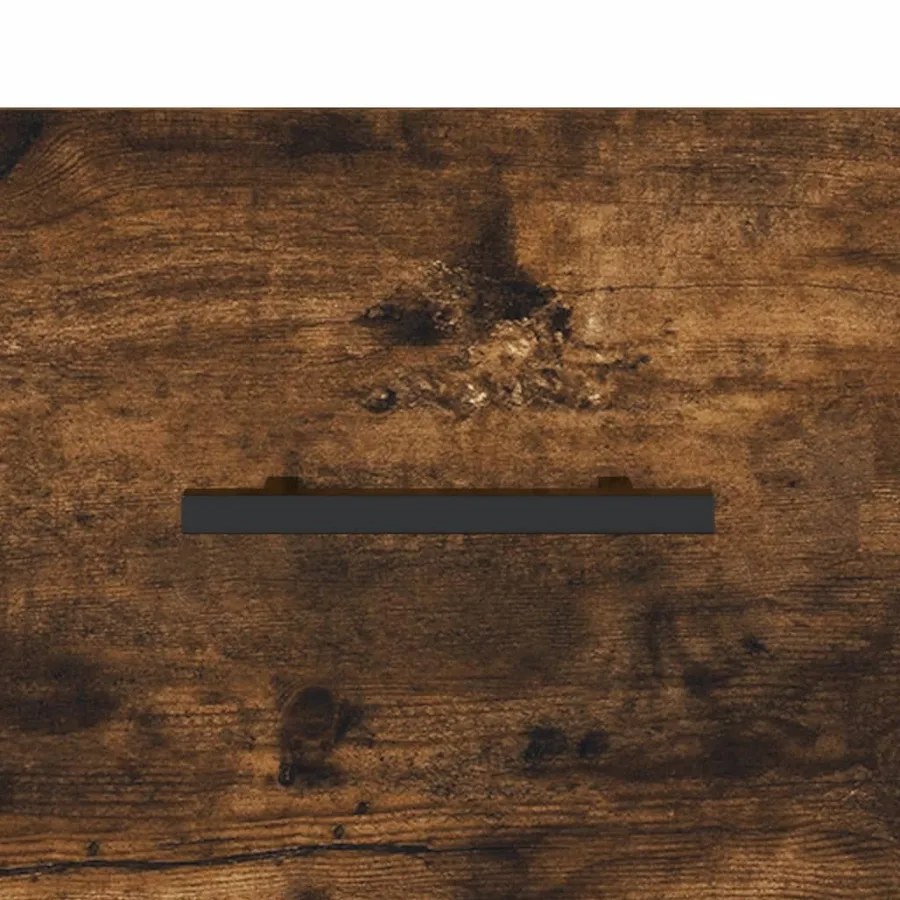 Buffet haut Chêne fumé 69,5x34x180 cm Bois d'ingénierie - 10