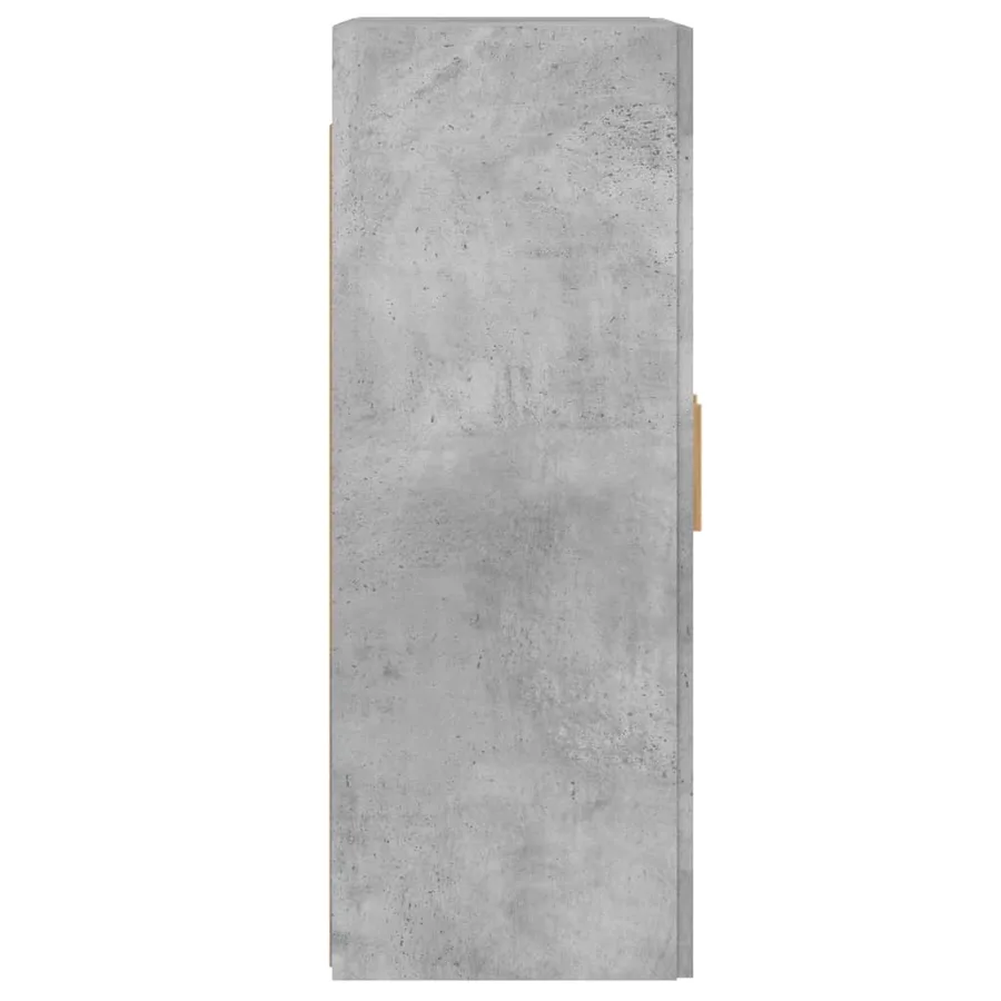 Armoires murales 2 pcs gris béton bois d'ingénierie - 8