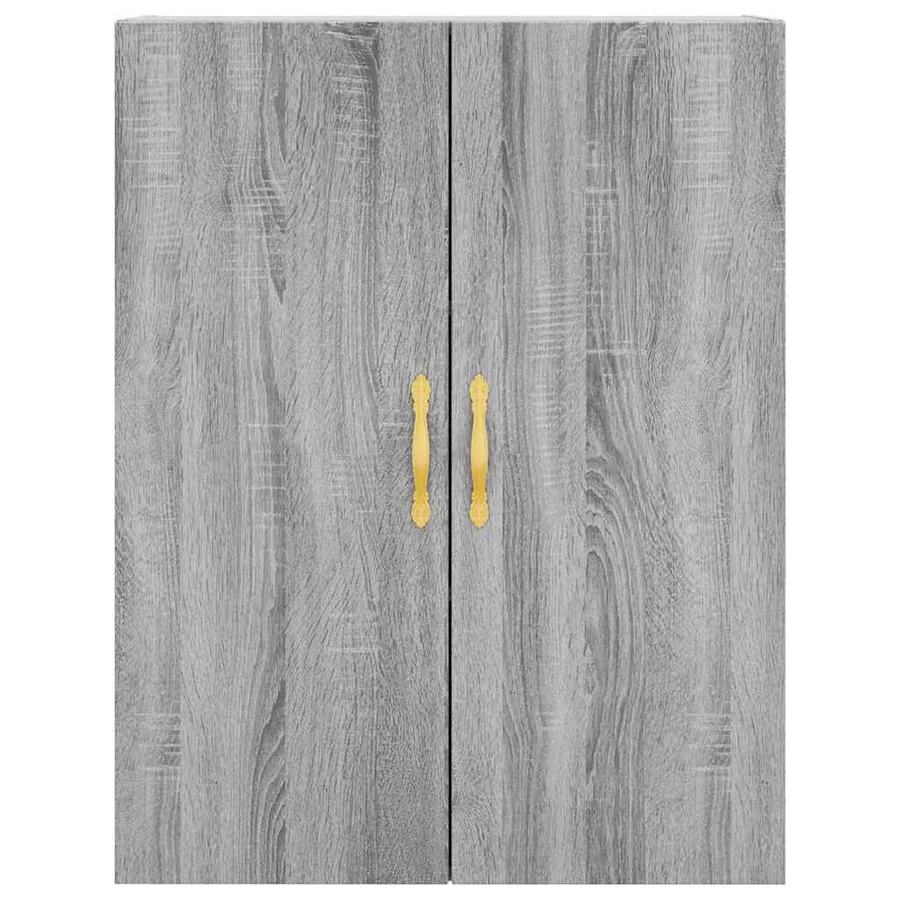 Buffet haut Sonoma gris 69,5x34x180 cm Bois d'ingénierie - 5