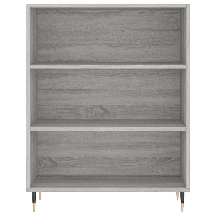 Buffet haut Sonoma gris 69,5x34x180 cm Bois d'ingénierie - 7