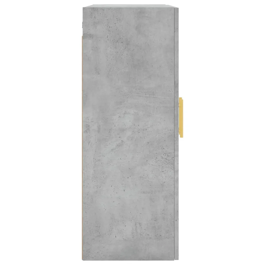 Armoires murales 2 pcs gris béton 69,5x34x90 cm - 7