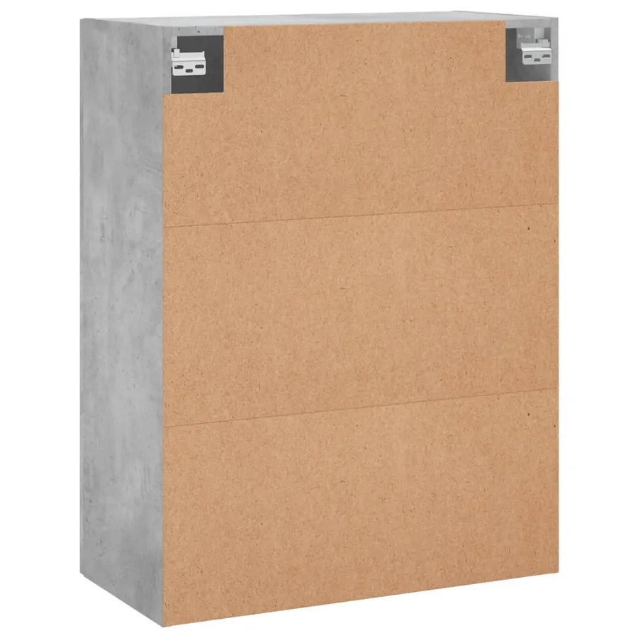 Armoires murales 2 pcs gris béton 69,5x34x90 cm - 8