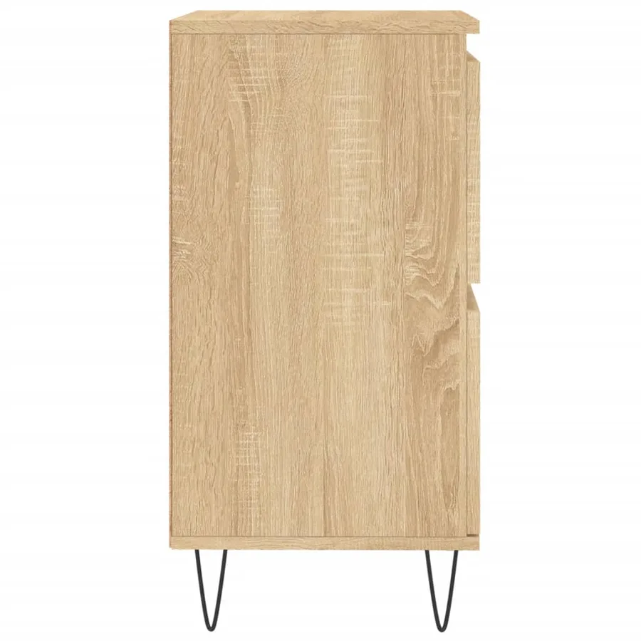 Buffets 3 pcs Chêne sonoma Bois d'ingénierie - 7