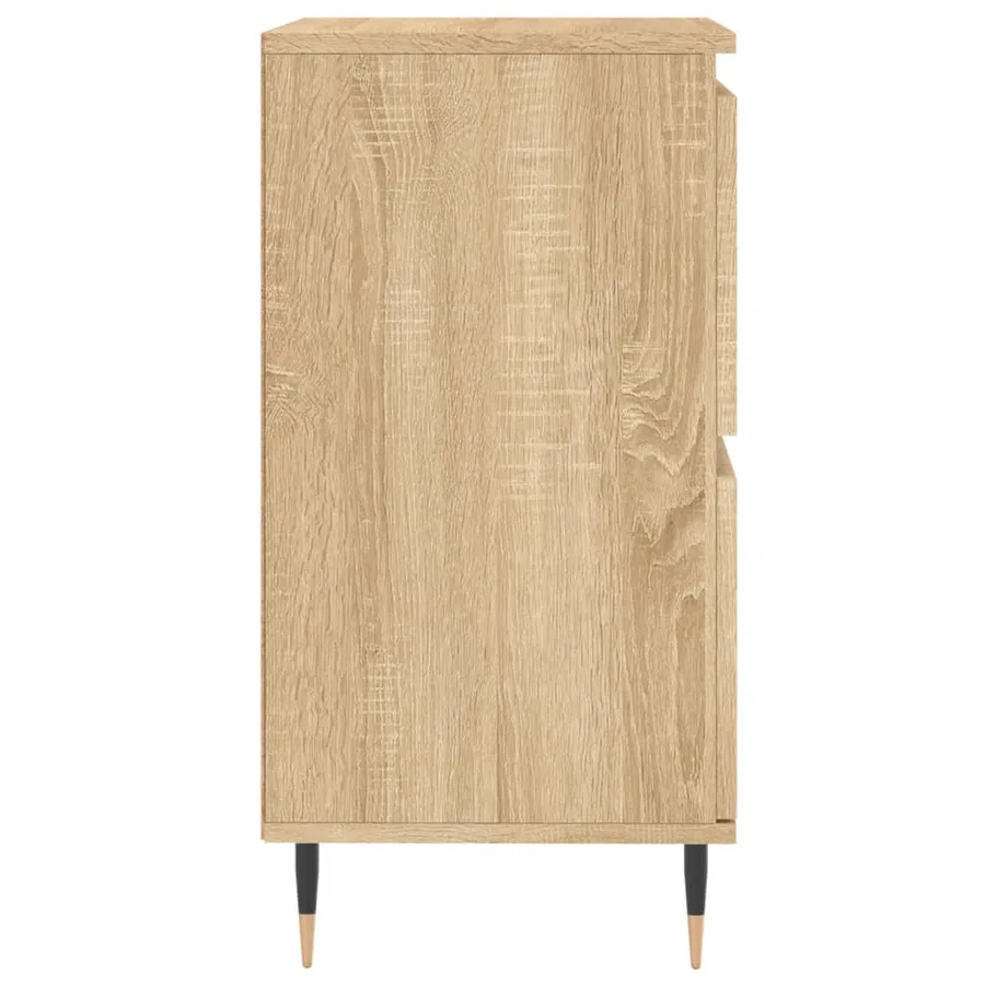 Buffets 3 pcs Chêne sonoma Bois d'ingénierie - 7
