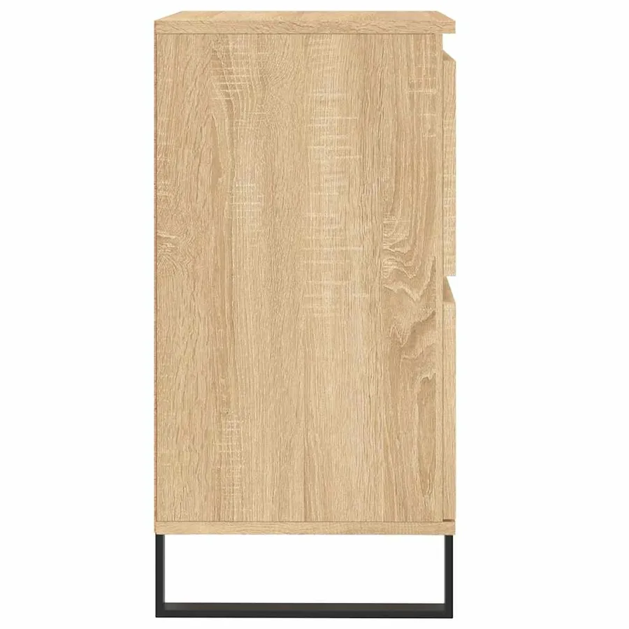 Buffets 2 pcs chêne sonoma bois d'ingénierie - 7
