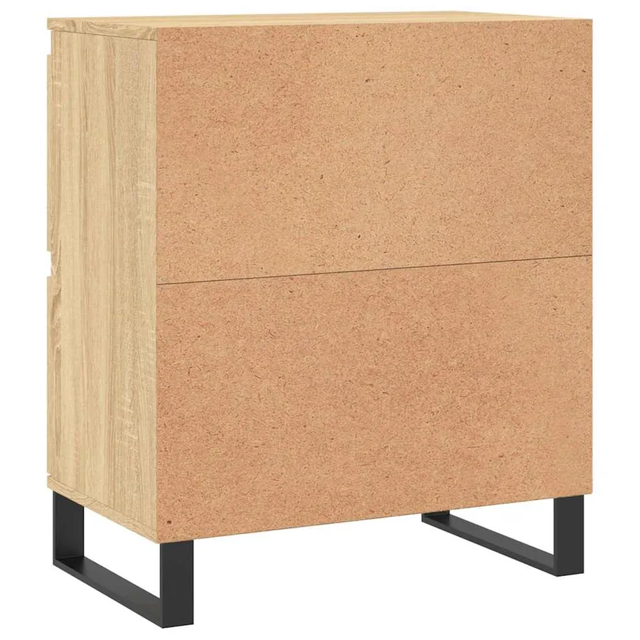 Buffets 2 pcs chêne sonoma bois d'ingénierie - 8