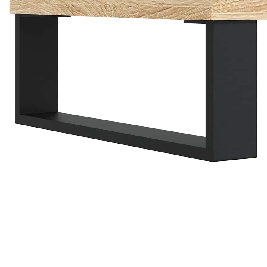Buffets 2 pcs chêne sonoma bois d'ingénierie - 9