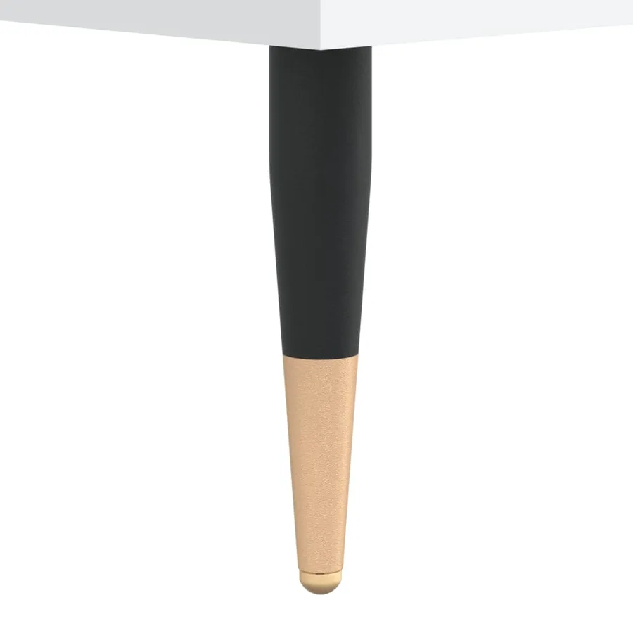 Buffets 2 pcs blanc bois d'ingénierie - 9