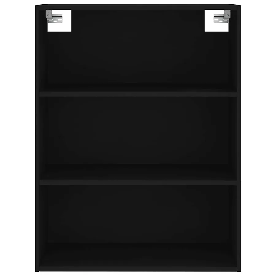 Buffet haut Noir 69,5x34x180 cm Bois d'ingénierie - 6